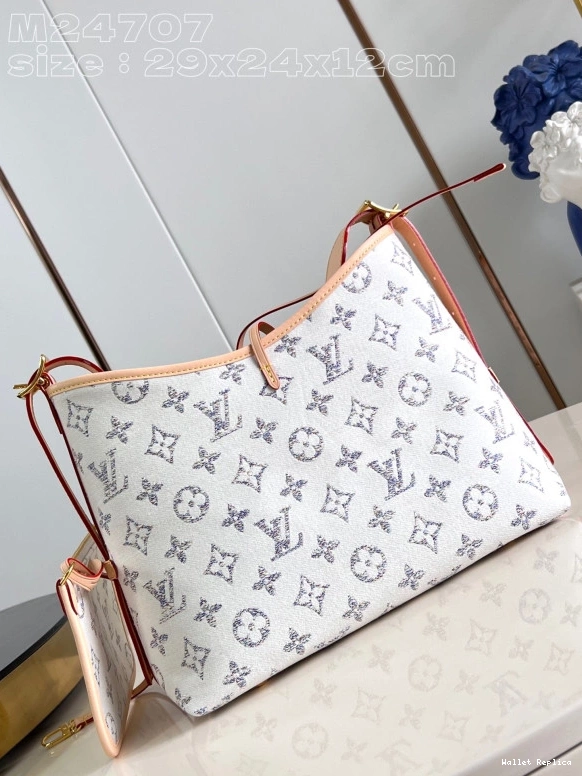 Affordable LOUIS PM-29*24*12cm VUITTON CARRYALL 0806